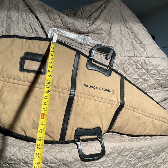 Bausch & Lomb Soft Ultra Padded Canvas Rifle Carrying Bags Vintage 1980’s Rare - Picture 8 of 16